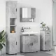 Fürdőszoba bútor szett 4 pcs Beton szürke 61 x 35 x 64 cm