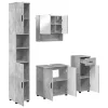Fürdőszoba bútor szett 4 pcs Beton szürke 61 x 35 x 64 cm
