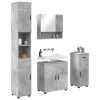 Fürdőszoba bútor szett 4 pcs Beton szürke 61 x 35 x 64 cm