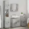 Fürdőszoba bútor szett 4 pcs Beton szürke 61 x 35 x 64 cm