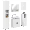 Fürdőszoba bútor szett 5 pcs Fehér 61 x 35 x 64 cm Faanyag