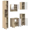 Fürdőszoba bútor szett 5 pcs sonoma tölgy 61 x 35 x 64 cm