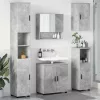 Fürdőszoba bútor szett 5 pcs Beton szürke 61 x 35 x 64 cm