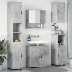Fürdőszoba bútor szett 5 pcs Beton szürke 61 x 35 x 64 cm
