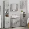 Fürdőszoba bútor szett 5 pcs Beton szürke 61 x 35 x 64 cm