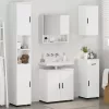 Fürdőszoba bútor szett 5 pcs Fehér 61 x 35 x 64 cm Faanyag