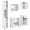 Fürdőszoba bútor szett 5 pcs Fehér 61 x 35 x 64 cm Faanyag