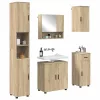 Fürdőszoba bútor szett 5 pcs sonoma tölgy 61 x 35 x 64 cm