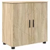 Fürdőszoba bútor szett 5 pcs sonoma tölgy 61 x 35 x 64 cm