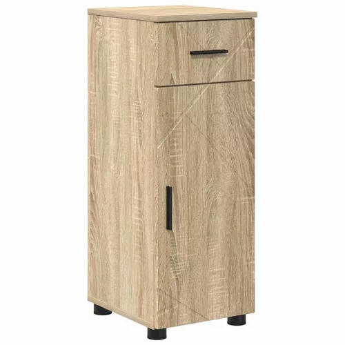 Fürdőszoba bútor szett 5 pcs sonoma tölgy 61 x 35 x 64 cm