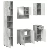 Fürdőszoba bútor szett 5 pcs Beton szürke 61 x 35 x 64 cm
