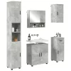 Fürdőszoba bútor szett 5 pcs Beton szürke 61 x 35 x 64 cm