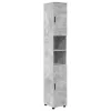 Fürdőszoba bútor szett 5 pcs Beton szürke 61 x 35 x 64 cm