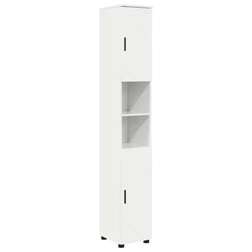 Fürdőszoba bútor szett 5 pcs Magasfényű fehér 61 x 35 x 64 cm