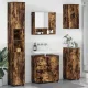 Fürdőszoba bútor szett 5 pcs Füstölt tölgy 61 x 35 x 64 cm