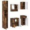 Fürdőszoba bútor szett 5 pcs Füstölt tölgy 61 x 35 x 64 cm