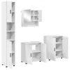 Fürdőszoba bútor szett 4 pcs Fehér 61 x 35 x 64 cm Faanyag