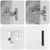 Fürdőszoba bútor szett 4 pcs Fehér 61 x 35 x 64 cm Faanyag