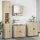 Fürdőszoba bútor szett 4 pcs sonoma tölgy 61 x 35 x 64 cm