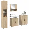 Fürdőszoba bútor szett 4 pcs sonoma tölgy 61 x 35 x 64 cm