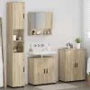 Fürdőszoba bútor szett 4 pcs sonoma tölgy 61 x 35 x 64 cm