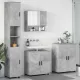 Fürdőszoba bútor szett 4 pcs Beton szürke 61 x 35 x 64 cm
