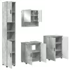 Fürdőszoba bútor szett 4 pcs Beton szürke 61 x 35 x 64 cm