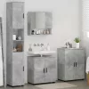 Fürdőszoba bútor szett 4 pcs Beton szürke 61 x 35 x 64 cm