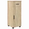 Fürdőszoba bútor szett 4 pcs sonoma tölgy 30 x 35 x 192 cm
