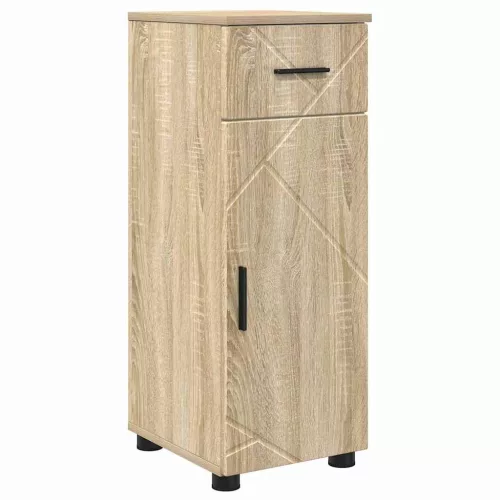 Fürdőszoba bútor szett 4 pcs sonoma tölgy 30 x 35 x 192 cm