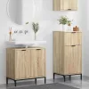 Fürdőszoba bútor szett 2 pcs sonoma tölgy 39.5 x 36 x 88 cm
