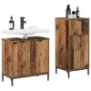 Fürdőszoba bútor szett 2 pcs Régi fa 39.5 x 36 x 88 cm Faanyag