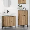 Fürdőszoba bútor szett 2 pcs kézműves tölgy 39.5 x 36 x 88 cm