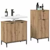 Fürdőszoba bútor szett 2 pcs kézműves tölgy 39.5 x 36 x 88 cm