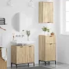 Fürdőszoba bútor szett 3 pcs sonoma tölgy 39.5 x 36 x 88 cm