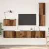 TV Szekrény Szett 4 pcs Régi fa 200 x 30 x 30 cm Faanyag