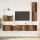 TV Szekrény Szett 4 pcs Régi fa 200 x 30 x 30 cm Faanyag
