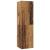 TV Szekrény Szett 4 pcs Régi fa 200 x 30 x 30 cm Faanyag