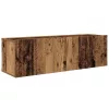TV Szekrény Szett 4 pcs Régi fa 200 x 30 x 30 cm Faanyag