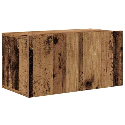 TV Szekrény Szett 4 pcs Régi fa 200 x 30 x 30 cm Faanyag