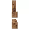 TV Szekrény Szett 4 pcs Régi fa 200 x 30 x 30 cm Faanyag