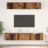 TV szekrény garnitúra 5 pcs Régi fa 100 x 30 x 30 cm Faanyag