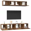 TV szekrény garnitúra 5 pcs Régi fa 100 x 30 x 30 cm Faanyag
