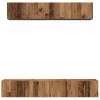 TV szekrény garnitúra 5 pcs Régi fa 100 x 30 x 30 cm Faanyag