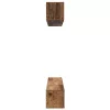TV szekrény garnitúra 5 pcs Régi fa 100 x 30 x 30 cm Faanyag