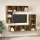 TV szekrény garnitúra 4 pcs Régi fa 37 x 37 x 142.5 cm Faanyag