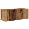 TV szekrény garnitúra 4 pcs Régi fa 30.5 x 30 x 90 cm Faanyag