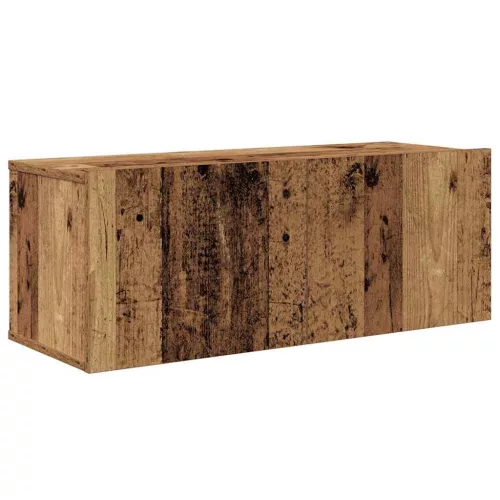 TV szekrény garnitúra 4 pcs Régi fa 30.5 x 30 x 90 cm Faanyag