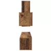 TV szekrény garnitúra 4 pcs Régi fa 30.5 x 30 x 90 cm Faanyag