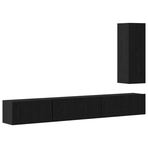 TV szekrény garnitúra 4 pcs Musta tammi 30.5 x 30 x 90 cm